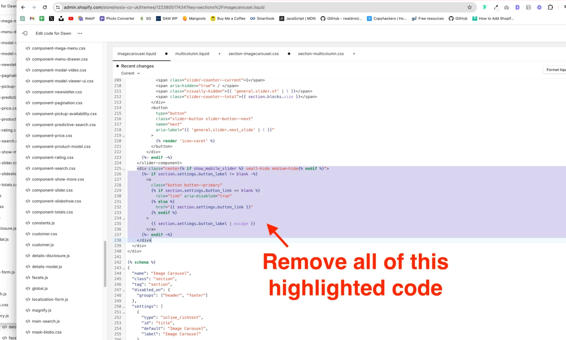 Step 20 shopify image carousel