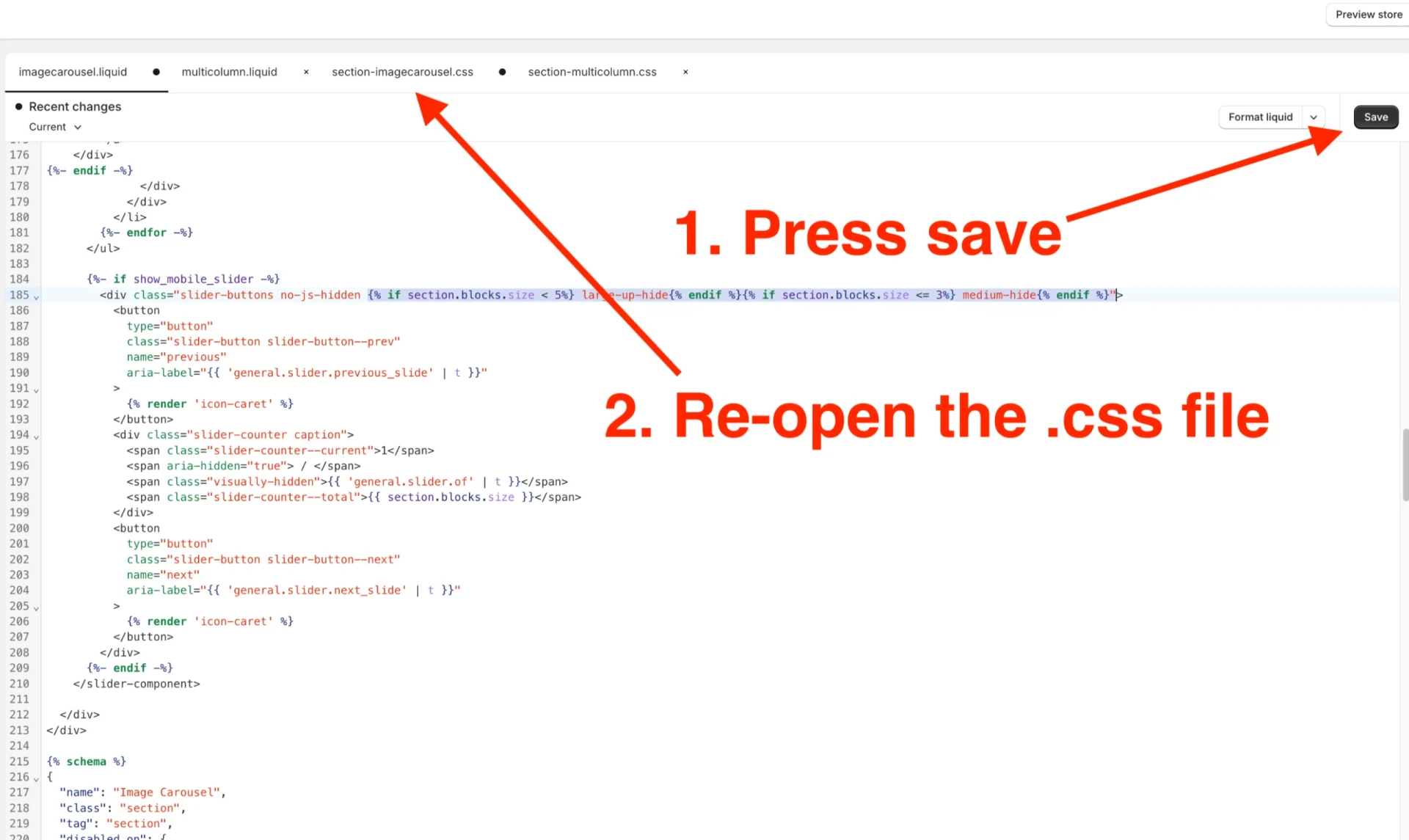 Shopify screenshot Tutorial step 23