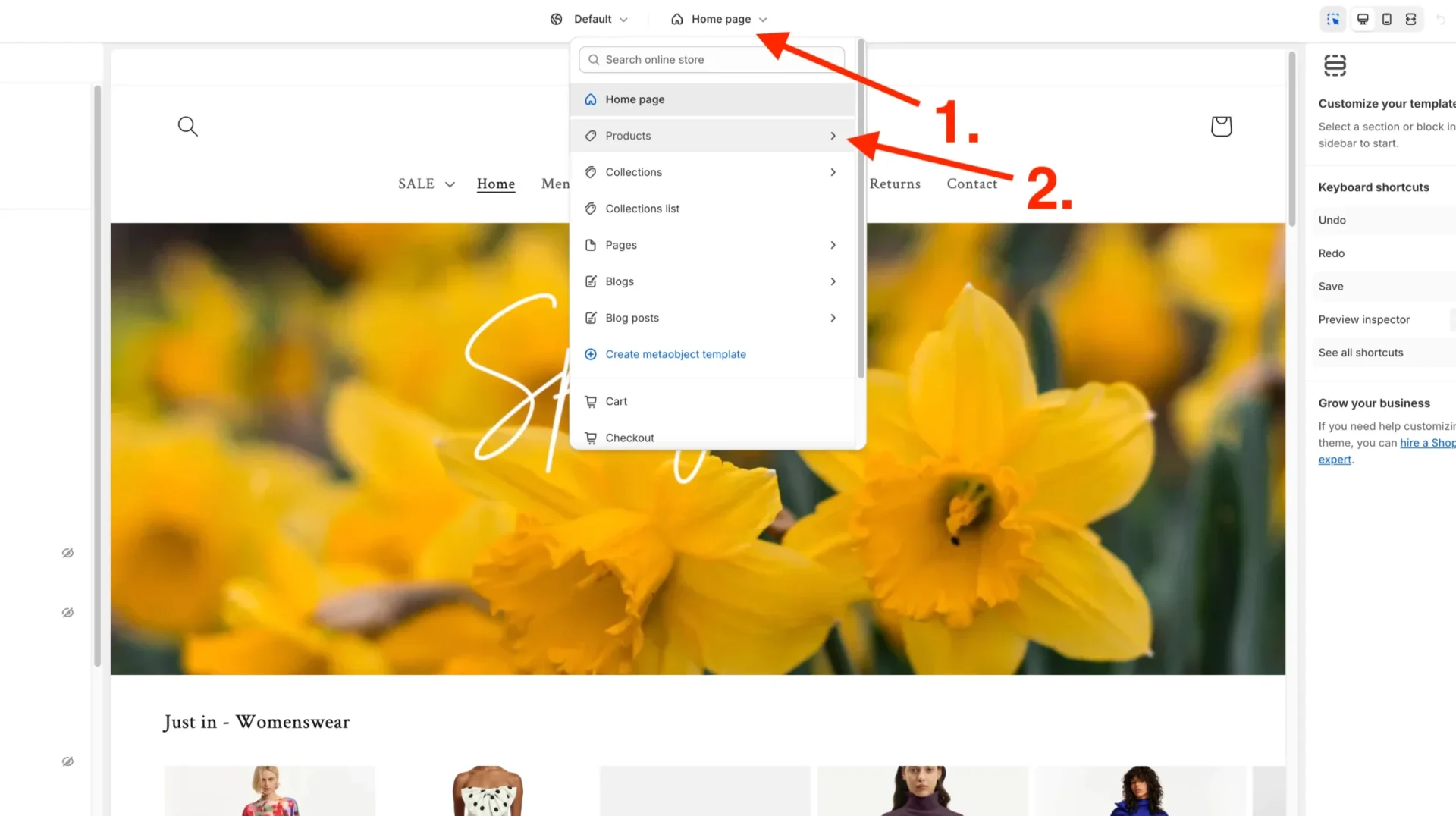 Shopify tutorial screenshot step 28