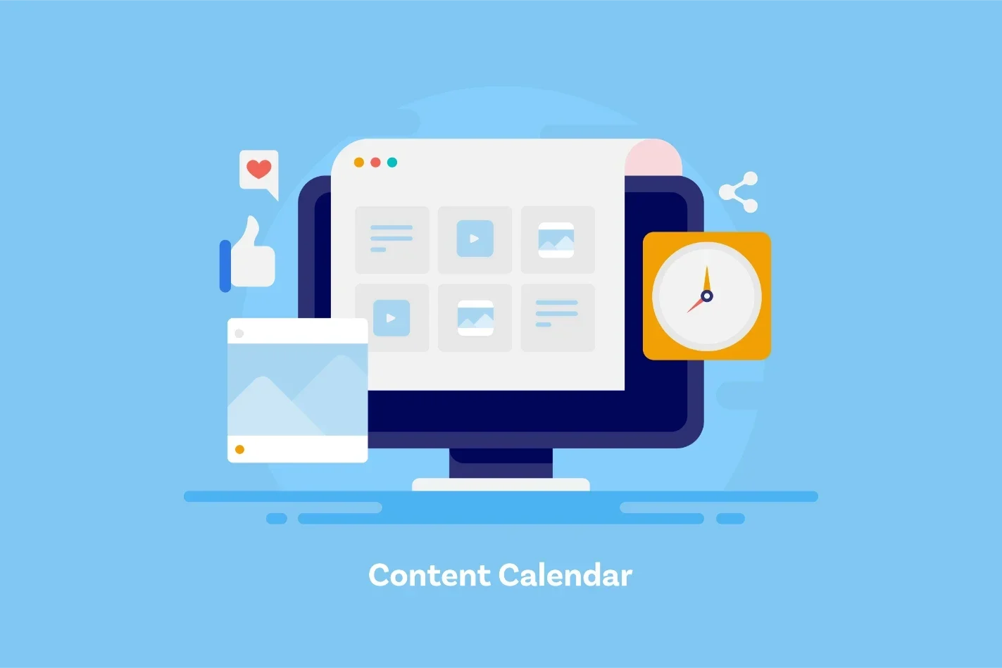 blog post content calendar