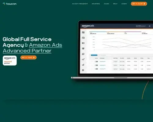 Toucan Ecommerce website showcase